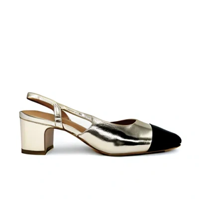 Amie Rafa Paris Slingback Heels In Neutral