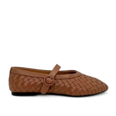 Amie Rafa Rena Woven Mary Janes In Multi