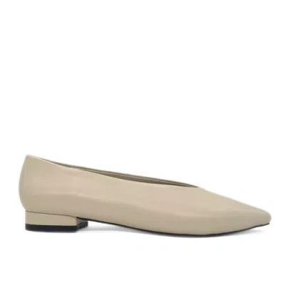 Amie Rafa Riley Leather Ballet Flats In Brown