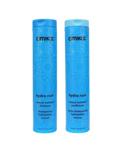 Amika 18.4oz Hydro Rush Intense Moisture Shampoo & Conditioner Combo Pack