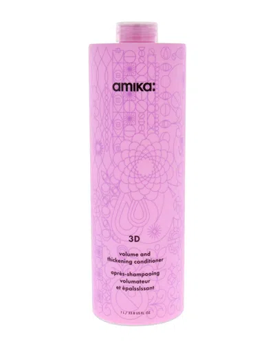 Amika 33.8oz 3d Volume And Thickening Conditioner In White