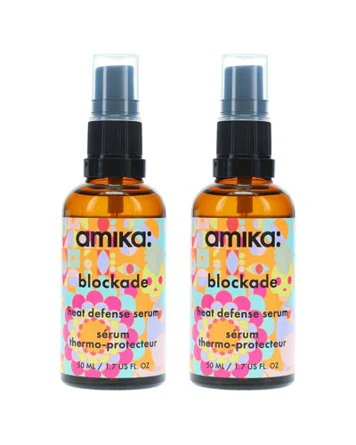 Amika 3.4oz Blockade Heat Defense Serum 2 Pack