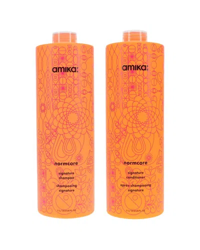 Amika 67.6oz Normcore Signature Shampoo & Conditioner Combo Pack