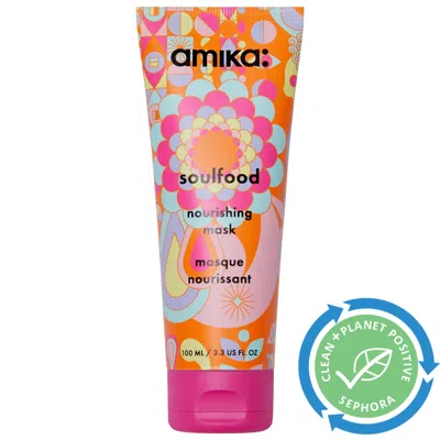 Amika Mini Soulfood Nourishing Mask 3.3 oz / 100 ml In Pink