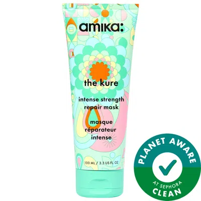 Amika Mini The Kure Intense Strength Repair Mask​ 3.3 oz/ 100 ml In White