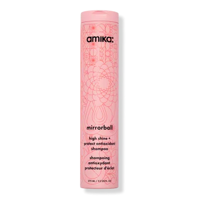 Amika Mirrorball High Shine + Protect Shampoo - 9.2 oz In Pink