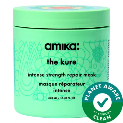 Amika The Kure Intense Strength Repair Mask​ 16 oz In White