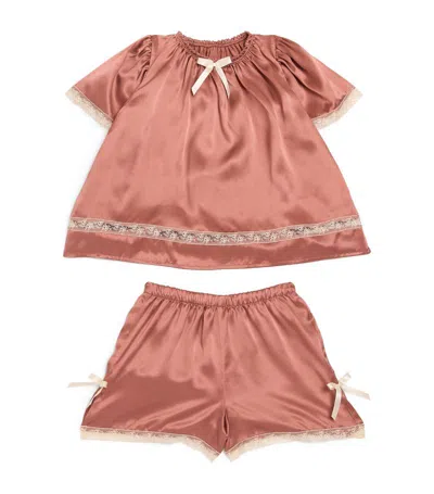 Amiki Kids' Carissa Pyjama Set (2-12 Years) In Pink