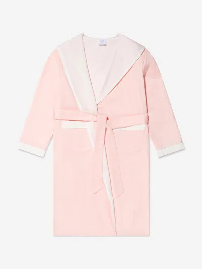 Amiki Children Kids' Girls Cotton Satin Emma Dressing Gown 10 - 12 Yrs Pink
