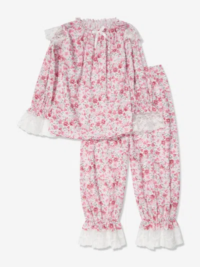 Amiki Children Kids' Girls Daniela Pyjama Set In Pink