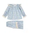 Amiki Cotton Daniela Pyjama Set In Blue