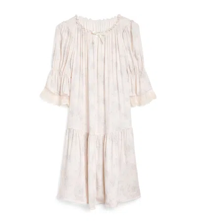 Amiki Kids' Floral Gisele Nightdress In Pink