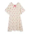 Amiki Jersey Printed Camelia Dress In White