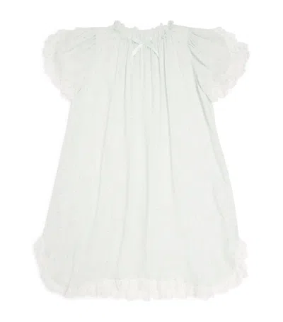 Amiki Kids' Olivia Lace-trim Nightgown In Neutral