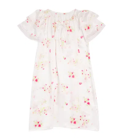 Amiki Kids' Silk Agnes Nightgown In Red
