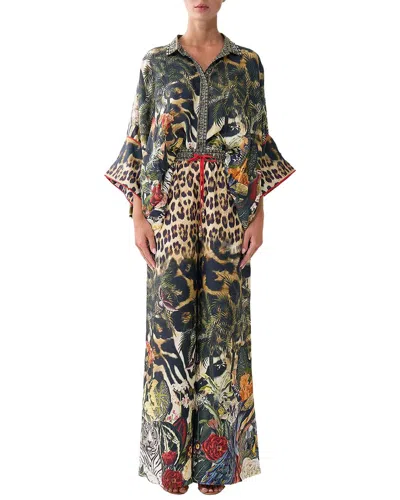 Amina Glam 2pc Shirt & Pant Set In Multi