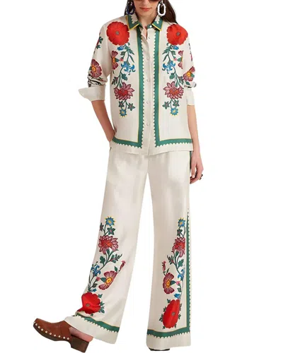 Amina Glam 2pc Shirt & Short In White