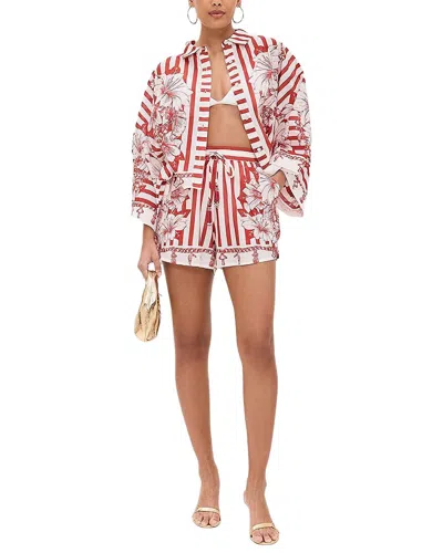 Amina Glam 2pc Shirt & Short Set In Black