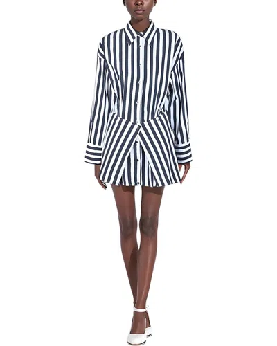 Amina Glam Dress In Blue