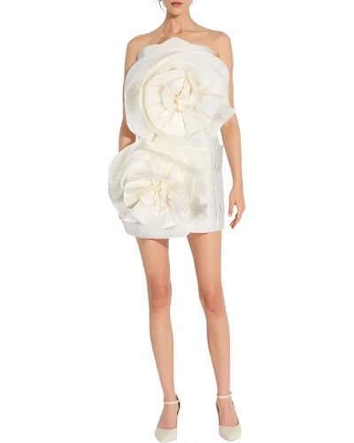 Amina Glam Dress In Beige