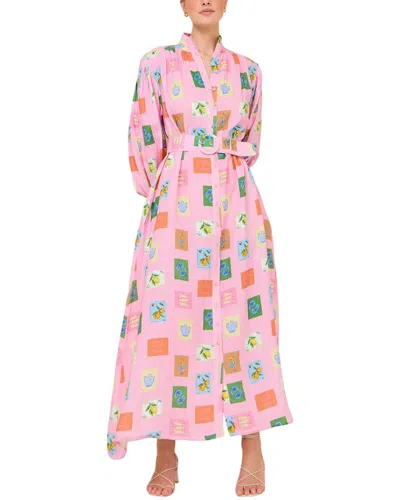 Amina Glam Dress In Pink