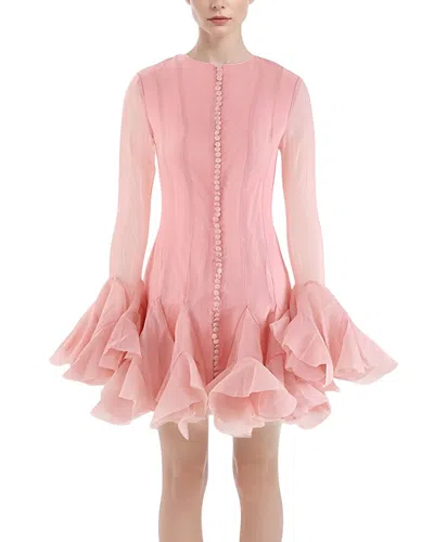 Amina Glam Dress In Pink