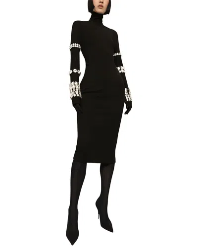 Amina Glam Maxi Dress In Black