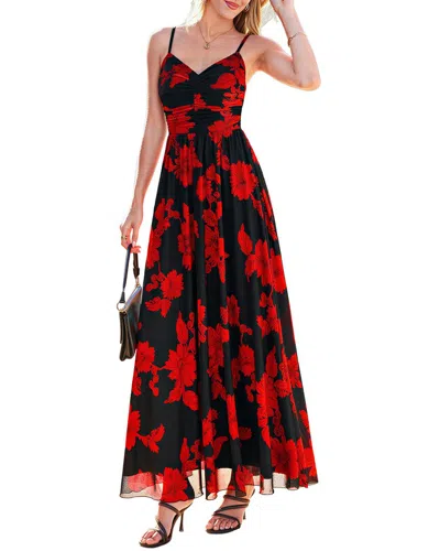 Amina Glam Maxi Dress In Multicolor