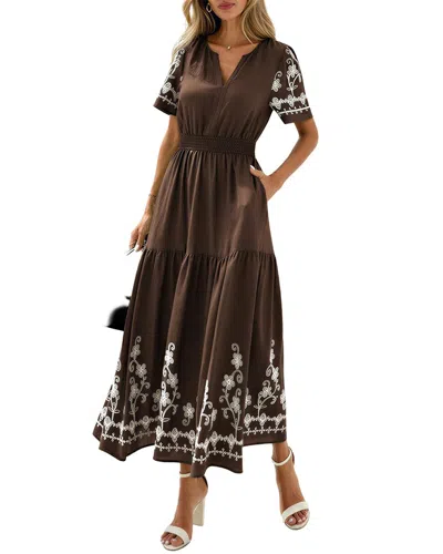 Amina Glam Maxi Dress In Black