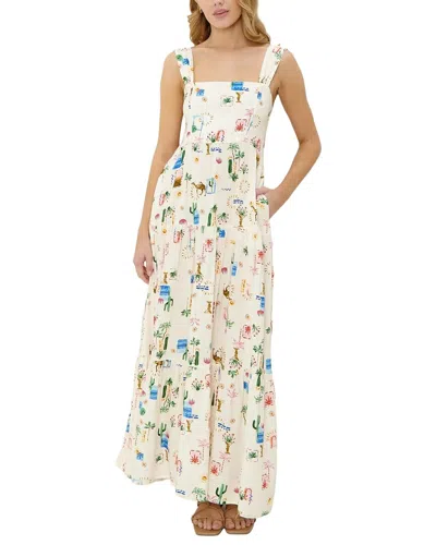 Amina Glam Maxi Dress In Gray