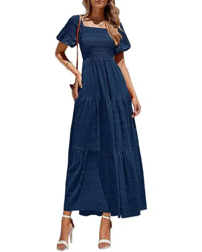 Amina Glam Maxi Dress In Purple