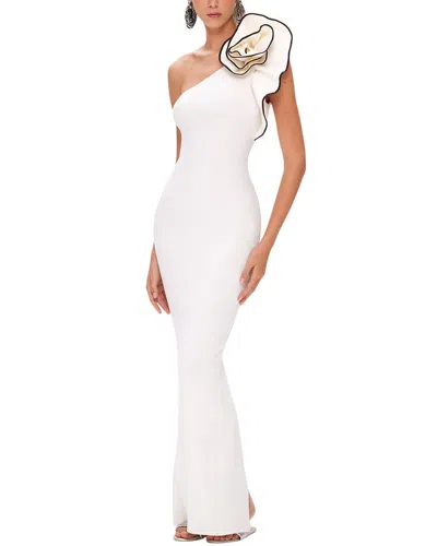Amina Glam Maxi Dress In White