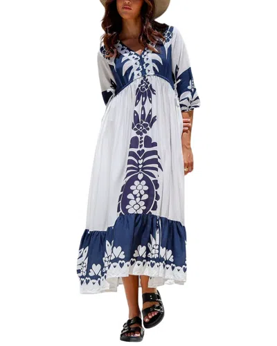 Amina Glam Midi Dress In Animal Print
