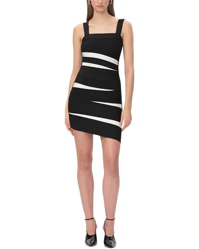 Amina Glam Midi Dress In Black