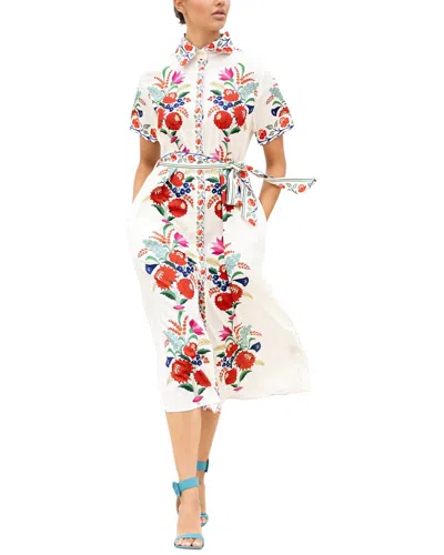 Amina Glam Midi Dress In Multi