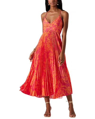 Amina Glam Midi Dress In Multi