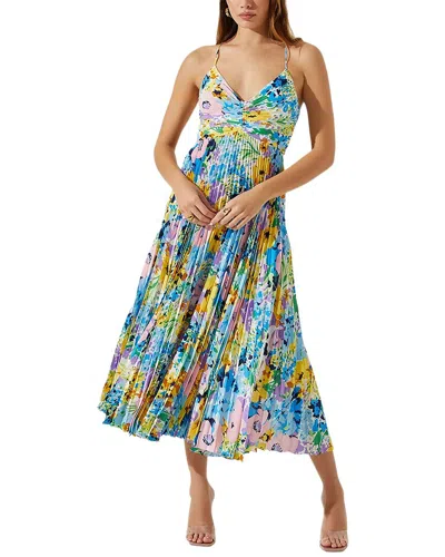 Amina Glam Midi Dress In Multi