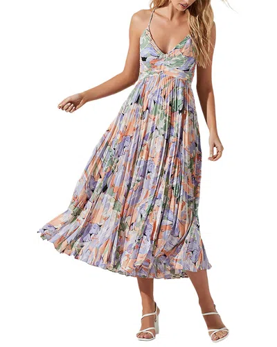 Amina Glam Midi Dress In Multi