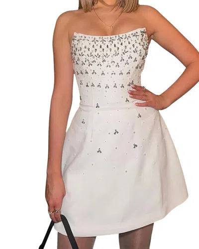 Amina Glam Mini Dress In Pink