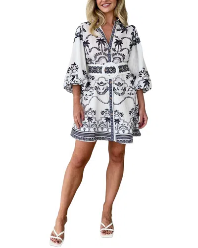 Amina Glam Mini Dress In Multi