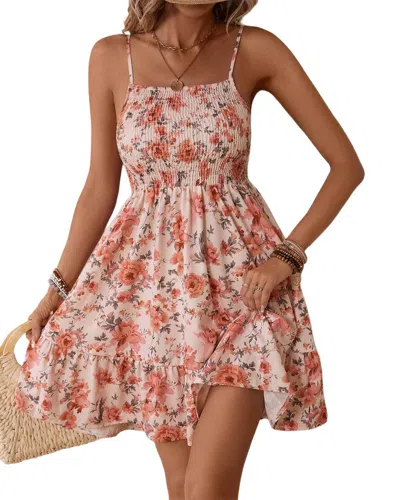 Amina Glam Mini Dress In Multi