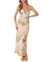 Amina Glam Mini Dress In Multi