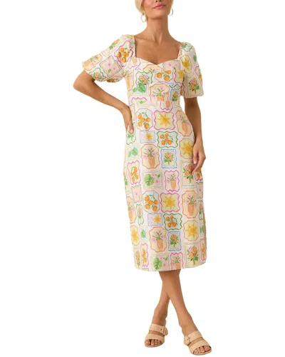 Amina Glam Mini Dress In Multi