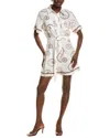 Amina Glam Romper In White