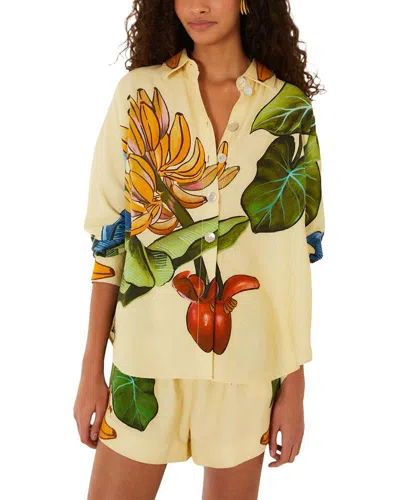 Amina Glam Shirt & Short Set In Yellow