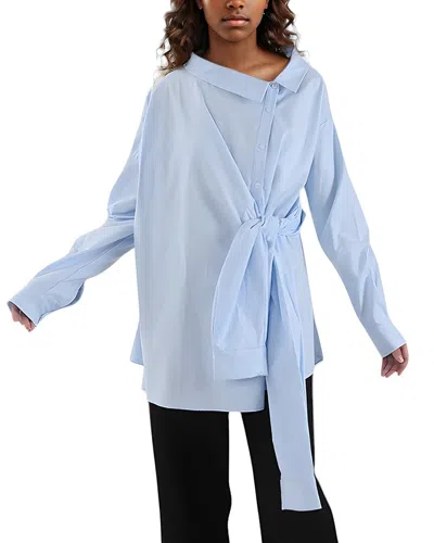 Amina Glam Shirt In Blue