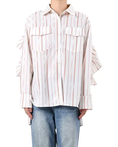 Amina Glam Shirt In Gray