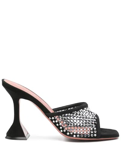 Amina Muaddi 100mm Lupita Sandals
