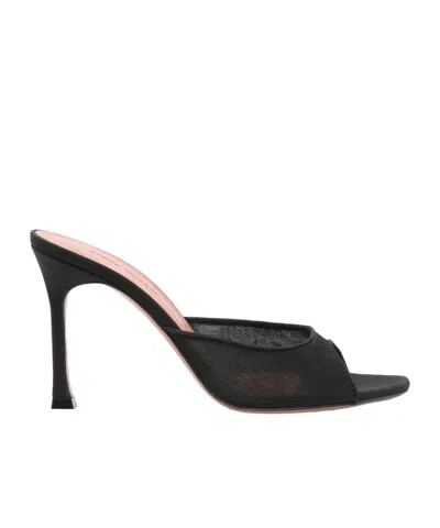 AMINA MUADDI 100MM PEEP-TOE SANDALS