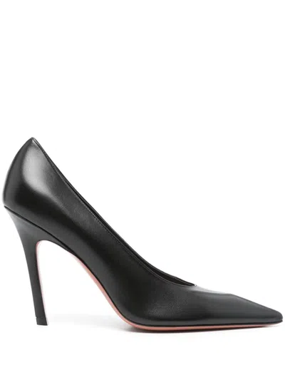 Amina Muaddi Pointed High Heels In Black